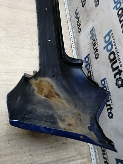 AA046113; Бампер задний; под паркт. (86611-4Y000) для Kia Rio III Sedan (2011- 2015)/БУ; Оригинал; Р1, Мелкий дефект; 