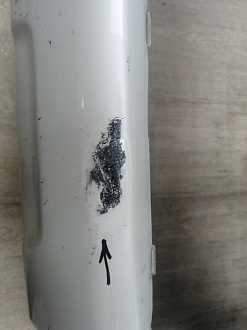 AA045980; Бампер передний; под паркт.; под омыват. (52119-60E01) для Toyota Land Cruiser Prado 150 (2010 — 2013)/БУ; Оригинал; Р1, Мелкий дефект; 