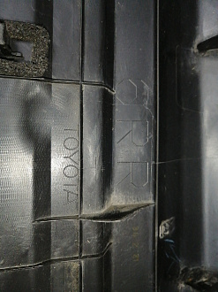 AA045206; Накладка на дверь задняя правая, нижняя (75077-42020) для Toyota Rav4 40 рест. (2015 — 2019)/БУ; Оригинал; Р2, Удовлетворительное; 