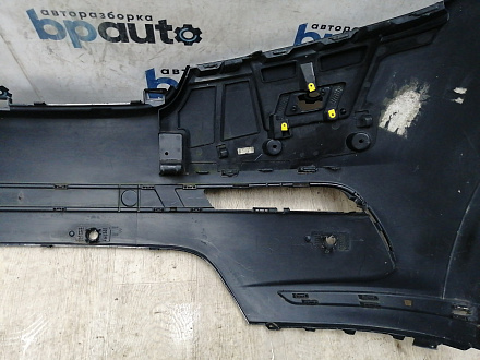 AA045879; Бампер передний; под паркт.; под омыват. (J8A2-17F003-AAW) для Land Rover Range Rover Velar L560 (2017 - 2023)/БУ; Оригинал; Р1, Мелкий дефект; 