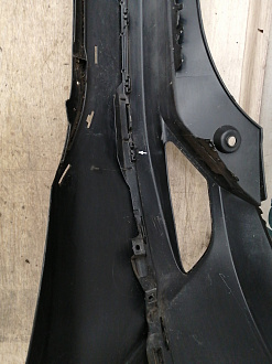 AA038190; Бампер задний; без паркт. (52159-0R150) для Toyota Rav4 40 рест. (2015 — 2019)/БУ; Оригинал; Р1, Мелкий дефект; 