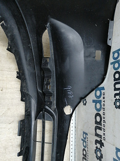 BA000214; Бампер передний; без паркт.; под омыват. (KB8A-50031) для Mazda CX-5 II (2017-2021)/БУ; Оригинал; Р1, Мелкий дефект; 