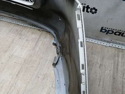 AA046121; Бампер задний; под паркт. (86611-4Y000) для Kia Rio III Sedan (2011- 2015)/БУ; Оригинал; Р1, Мелкий дефект; 