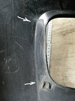 AA044439; Бампер передний; без паркт.; без омыват. (86511-2P500) для Kia Sorento II рест. (2012- 2020)/БУ; Оригинал; Р2, Удовлетворительное; 