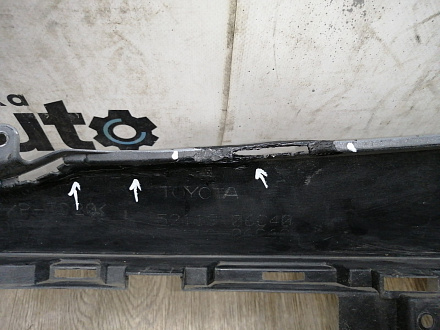 AA045401; Бампер передний; под паркт.; под омыват. (52119-06C40) для Toyota Camry/БУ; Оригинал; Р2, Удовлетворительное; 