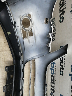 AA045457; Бампер передний, Sport-Style; без паркт.; под омыват. (5N0807221) для Volkswagen Tiguan I (2007- 2011)/БУ; Оригинал; Р1, Мелкий дефект; 