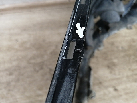 Фотография детали AA031352; Бампер передний; без паркт.; без омыват. (6400B500) для Mitsubishi Lancer X рест. (2011-2015)/БУ; Оригинал; Р2, Удовлетворительное; . Фото номер 14