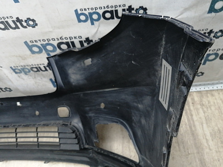 AA045947; Бампер передний; под паркт.; под омыват. (52119-0E220) для Toyota Highlander III (2014 — 2016)/БУ; Оригинал; Р1, Мелкий дефект; 