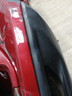 AA045833; Бампер передний; без паркт.; без омыват. (6400J025ZZ) для Mitsubishi ASX I рест.2 (2016- 2019)/БУ; Оригинал; Р1, Мелкий дефект; 