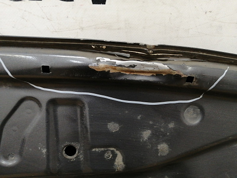 Фотография детали AA038967; Капот (53301-48150) для Toyota Highlander II рест. (2010 - 2013)/БУ; Оригинал; Р2, Удовлетворительное; . Фото номер 18