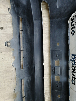 AA044837; Бампер передний; без паркт.; под омыват. (52119-6B984) для Toyota Land Cruiser Prado 150 рест.2 (2017- 2020)/БУ; Оригинал; Р1, Мелкий дефект; 