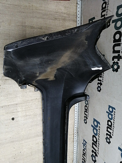 AA046117; Бампер задний; без паркт. (86611-4Y000) для Kia Rio III Sedan (2011- 2015)/БУ; Оригинал; Р1, Мелкий дефект; 