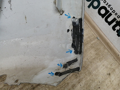 Фотография детали AA026377; Бампер передний; без паркт.; под омыват. (7S71-17757-A) для Ford Mondeo/БУ; Оригинал; Р1, Мелкий дефект; . Фото номер 12