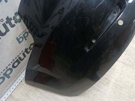 BA000236; Бампер задний; под паркт. (BS71-F17906-A) для Ford Mondeo Sedan IV рест. (2010- 2014)/БУ; Оригинал; Р1, Мелкий дефект; 