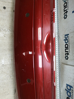 AA046072; Бампер задний, узкий молдинг; под паркт. (85022-BC640) для Nissan Micra III (K12) рест. (2007-2010)/БУ; Оригинал; Р1, Мелкий дефект; 