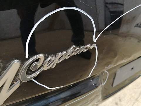 Фотография детали AA038151; Крышка багажника (93182974) для Opel Astra/БУ; Оригинал; Р2, Удовлетворительное; . Фото номер 9