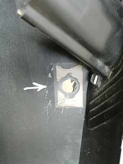 AA045888; Бампер передний; под паркт.; под омыват. (3G0807221) для Volkswagen Passat/БУ; Оригинал; Р1, Мелкий дефект; 