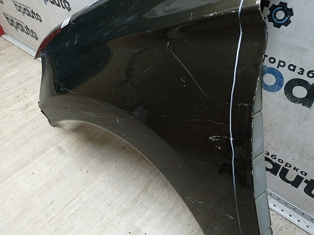 BA000303; Крыло переднее левое, без повторителя, под расширитель (5220K685) для Mitsubishi Outlander/БУ; Оригинал; Р1, Мелкий дефект; 