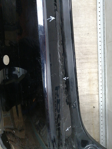 Фотография детали AA044953; Бампер задний; под паркт. (6410D906ZZ) для Mitsubishi ASX I рест.3 (2020- 2024)/БУ; Оригинал; Р2, Удовлетворительное; . Фото номер 5