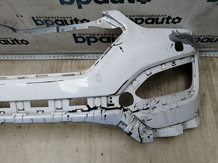 AA044979; Бампер передний; без паркт.; под омыват. (86511-2W000) для Hyundai Santa Fe III (2012 - 2015)/БУ; Оригинал; Р2, Удовлетворительное; 