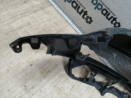 AA045533; Бампер передний; под паркт.; под омыват. (4L0 807 437 H) для Audi Q7 I рест. (2010-2015)/БУ; Оригинал; Р1, Мелкий дефект; 