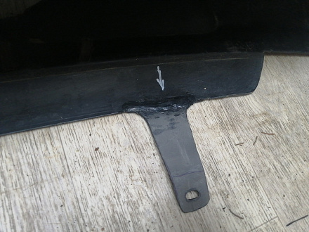 AA044516; Бампер задний, Long; под паркт. (52159-42130) для Toyota Rav4 30 рест. V 2.4 (2009 - 2010)/БУ; Оригинал; Р1, Мелкий дефект; 