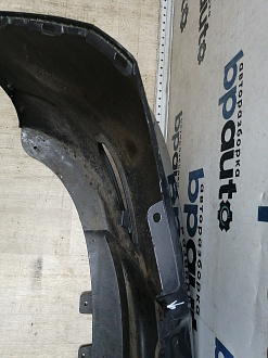 AA045615; Бампер задний; под паркт. (86611-4L200) для Hyundai Solaris I HB (2010- 2014)/БУ; Оригинал; Р1, Мелкий дефект; 