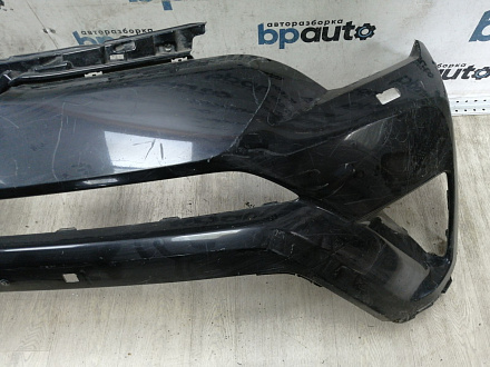 AA044794; Бампер передний; без паркт.; под омыват. (52119-0R180) для Toyota Rav4 40 рест. (2015 — 2019)/БУ; Оригинал; Р1, Мелкий дефект; 