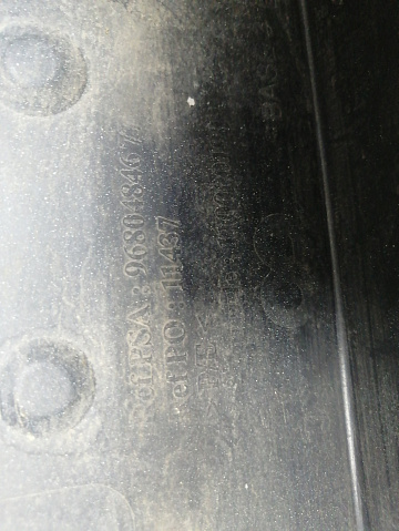 Фотография детали AA045943; Бампер передний; под паркт.; под омыват. (9680484677) для Peugeot 308 I (2008-2011)/БУ; Оригинал; Р2, Удовлетворительное; . Фото номер 24