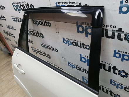 AA045204; Дверь задняя правая, под расширитель, Long (67003-42110) для Toyota Rav4/БУ; Оригинал; Р0, Хорошее; (070) Белый перламутр 3х. сл.