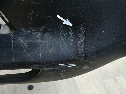 AA045770; Бампер передний; без паркт.; под омыват. (BCW8-50031) для Mazda 3 BL/БУ; Оригинал; Р1, Мелкий дефект; 