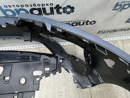 AA045881; Бампер передний; под паркт.; под омыват. (J8A2-17F003-GAW) для Land Rover Range Rover Velar L560 (2017 - 2023)/БУ; Оригинал; Р1, Мелкий дефект; 