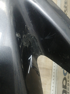 AA045990; Бампер передний; без паркт.; без омыват. (52119-12C70) для Toyota Corolla 150 рест. (2010-2013)/БУ; Оригинал; Р2, Удовлетворительное; 