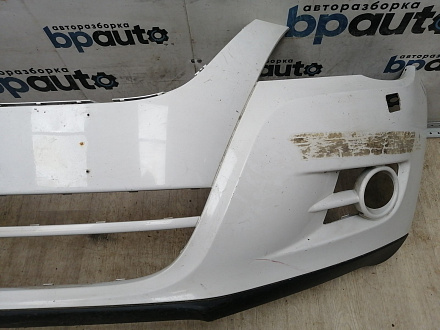 AA045474; Бампер передний, Sport-Style; без паркт.; под омыват. (5N0807221) для Volkswagen Tiguan I (2007- 2011)/БУ; Оригинал; Р1, Мелкий дефект; 