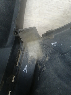 AA045760; Бампер передний, AMG; под паркт.; под омыват. (A1668856425) для Mercedes-Benz GL-klasse II (X166) (2012-2016)/БУ; Оригинал; Р2, Удовлетворительное; 