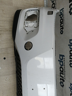 AA045904; Бампер передний, Track-Field; без паркт.; под омыват. (5N0807221T) для Volkswagen Tiguan I рест. (2011- 2016)/БУ; Оригинал; Р1, Мелкий дефект; 
