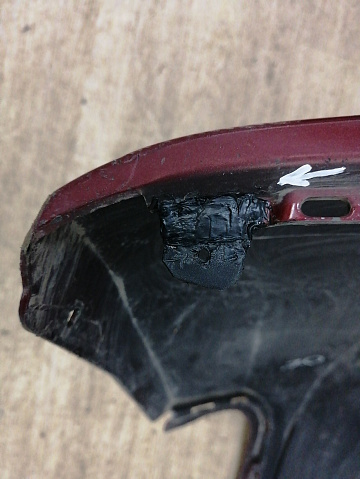 Фотография детали AA032725; Бампер задний; под паркт. (60U 807 421) для Skoda Rapid/БУ; Оригинал; Р1, Мелкий дефект; . Фото номер 17