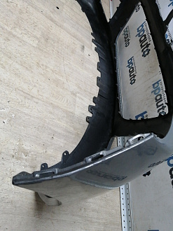 AA045767; Бампер передний; без паркт.; под омыват. (EH44-50031) для Mazda CX-7 I рест. (2009-2012)/БУ; Оригинал; Р1, Мелкий дефект; 