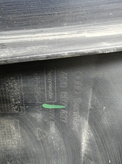 BA000162; Бампер передний; под паркт.; под омыват. (4G0 807 437) для Audi A6 C7/БУ; Оригинал; Р1, Мелкий дефект; 