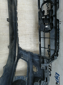 BA000174; Бампер передний, S-line; под паркт.; под омыват. (4G0 807 437 C) для Audi A6 C7/БУ; Оригинал; Р1, Мелкий дефект; 