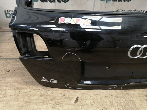 Фотография детали AA038036; Крышка багажника (8P4827023D) для Audi A3 8P/БУ; Оригинал; Р3, Под восстановление; . Фото номер 6