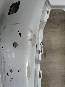 AA045851; Бампер передний; под паркт.; под омыват. (62022-3JA0H) для Infiniti/БУ; Оригинал; Р1, Мелкий дефект; 