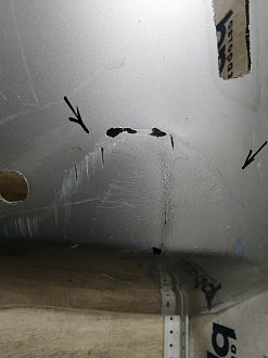 AA046172; Бампер передний; под паркт.; под омыват. (52119-33983) для Toyota Camry 50 (2012 — 2014)/БУ; Оригинал; Р1, Мелкий дефект; 