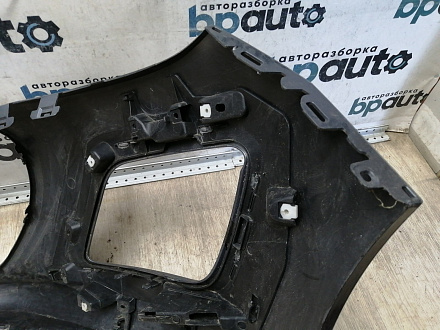 AA044863; Бампер передний; без паркт.; без омыват. (9674576177) для Peugeot 308 I рест. (2011-2015)/БУ; Оригинал; Р2, Удовлетворительное; 