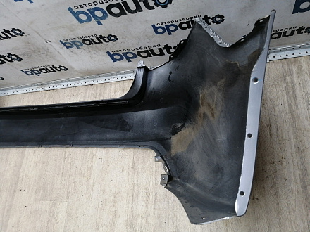 AA046119; Бампер задний; без паркт. (86611-4Y000) для Kia Rio III Sedan (2011- 2015)/БУ; Оригинал; Р1, Мелкий дефект; 