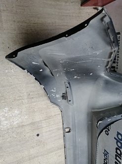 BA000238; Бампер задний; под паркт. (BS71-F17906-A) для Ford Mondeo Sedan IV рест. (2010- 2014)/БУ; Оригинал; Р1, Мелкий дефект; 