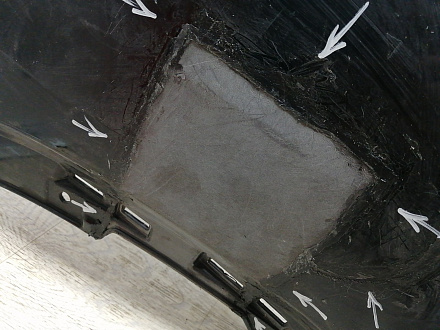 AA045971; Бампер передний; под паркт.; без омыват. (52119-0E350) для Toyota Highlander III рест. (2016 — 2019)/БУ; Оригинал; Р2, Удовлетворительное; 