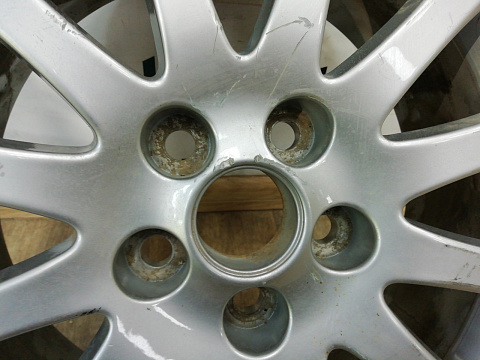 Фотография детали AA019991; Диск литой, 17x7J, 5x114.3, ET45 ( PZ474T0677ZJ) для Toyota Avensis/БУ; Оригинал; Р1, Мелкий дефект; . Фото номер 7