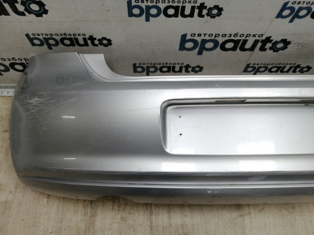 AA044590; Бампер задний; без паркт. (6R6807421BK) для Volkswagen Polo V Hatchback (2009-2013)/БУ; Оригинал; Р1, Мелкий дефект; 
