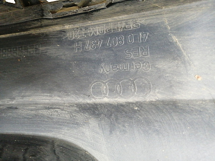 AA045532; Бампер передний; под паркт.; под омыват. (4L0 807 437 H) для Audi Q7 I рест. (2010-2015)/БУ; Оригинал; Р2, Удовлетворительное; 
